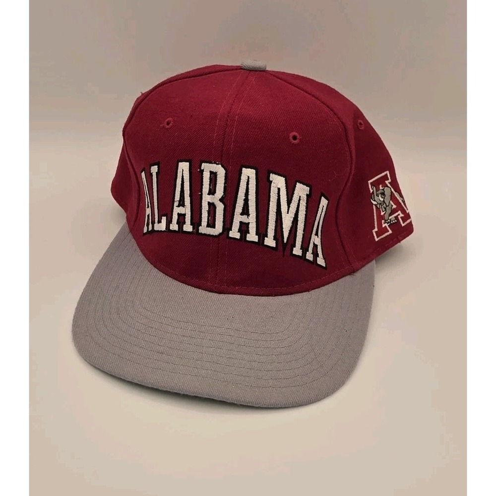 VTG 90'S ALABAMA Crimson Tide Starter Fitted Wool Hat Cap Size 7 1/8